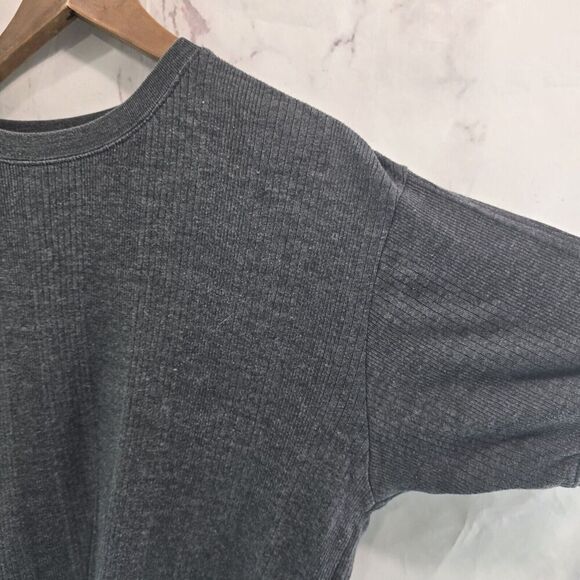 Ferruche T Shirt Mens Large Gray Ribbed Crew Tee Short Sleeve Regular Vintage - Picture 8 of 9